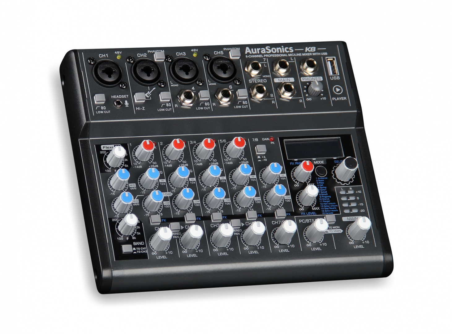 AuraSonics K8 компактный микшерный пульт в Ишиме