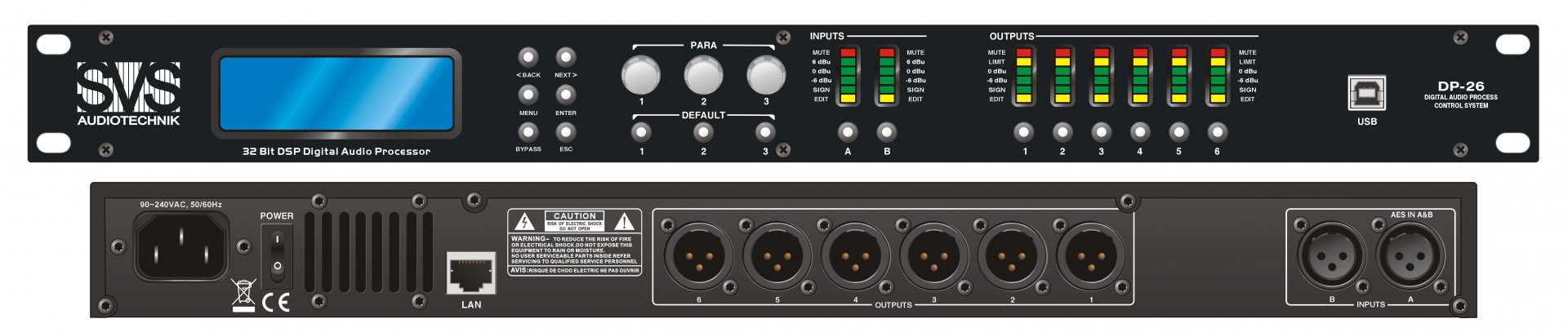 SVS Audiotechnik DP-26 Цифровой процессор: 2 входа 6 выходов в Ишиме