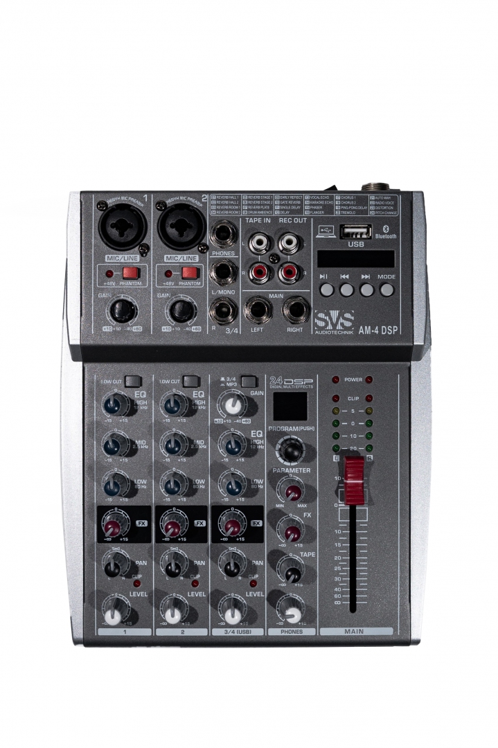 SVS Audiotechnik mixers AM-4 DSP Аналоговый микшерный пульт, 4-канала в Ишиме