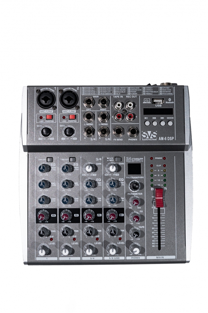 SVS Audiotechnik mixers AM-6 DSP Микшерный пульт аналоговый, 6-канальный SVS Audiotechnik mixers в Ишиме