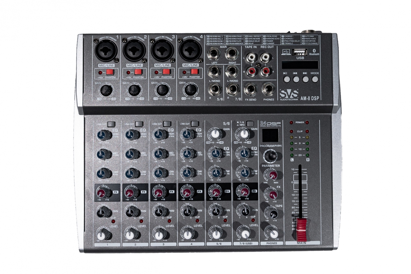 SVS Audiotechnik mixers AM-8 DSP Микшерный пульт аналоговый, 8-канальный в Ишиме